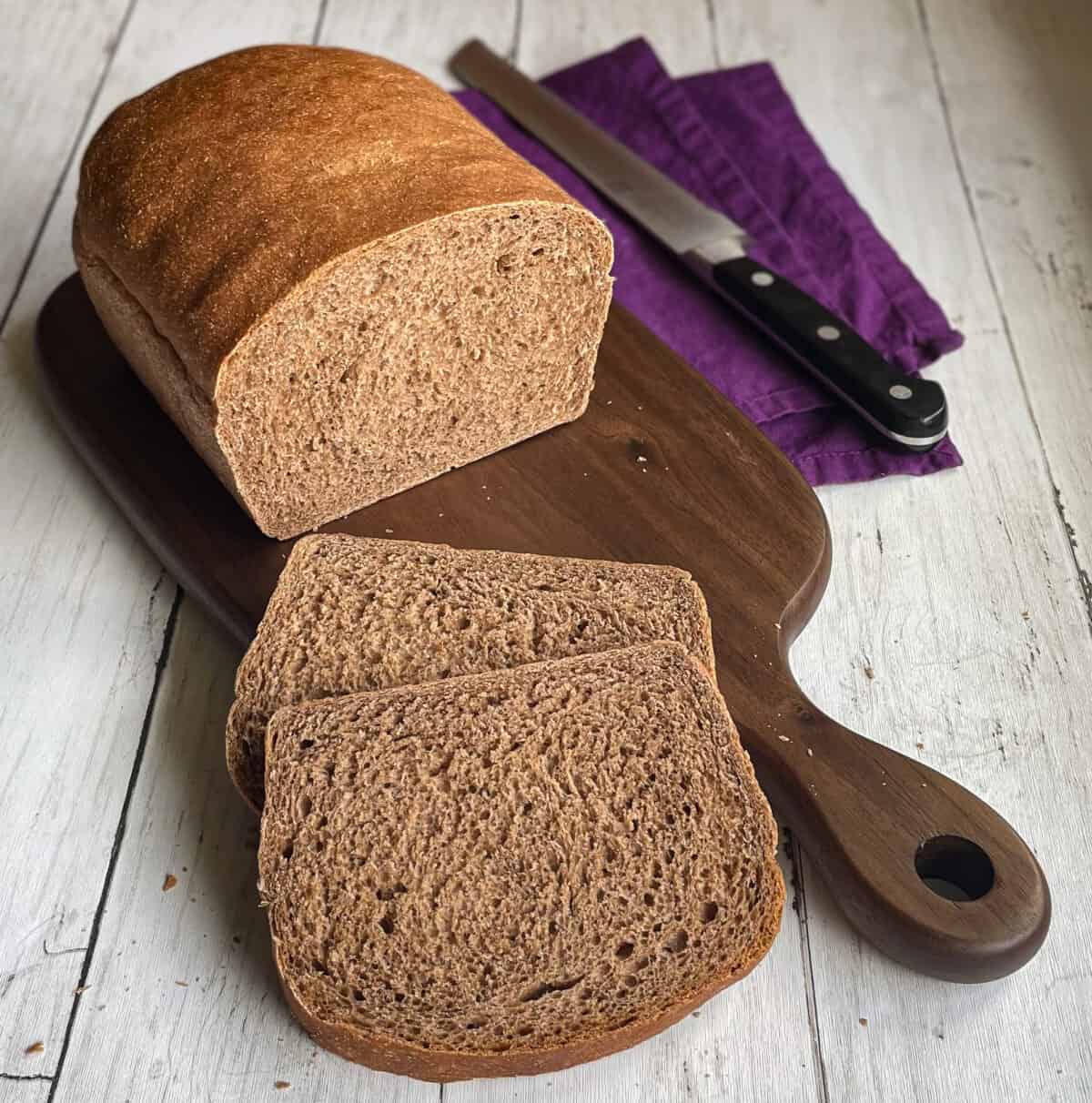 Sweet Brown Molasses Bread
