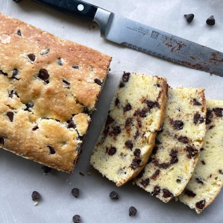 Chocolate Chip Loaf Cake Recipe