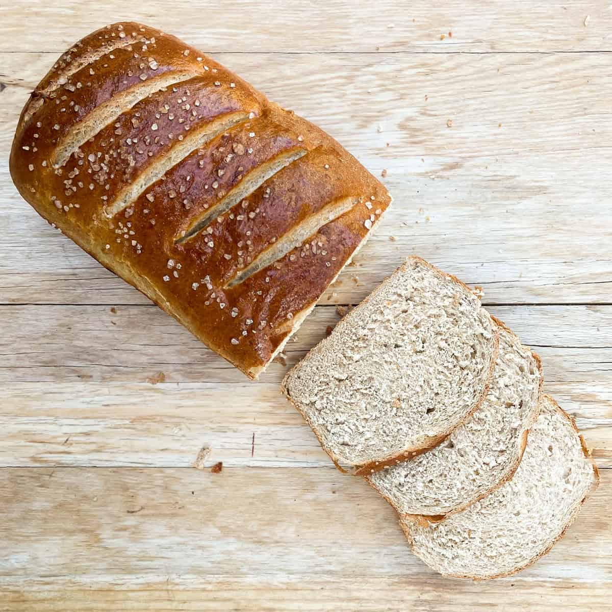Homemade Pretzel Bread Loaf