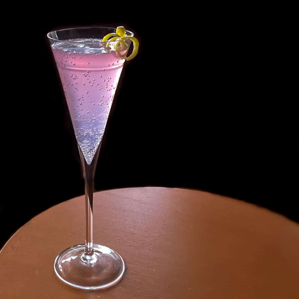 Rose Syrup French 75 : Ugly Duckling Bakery