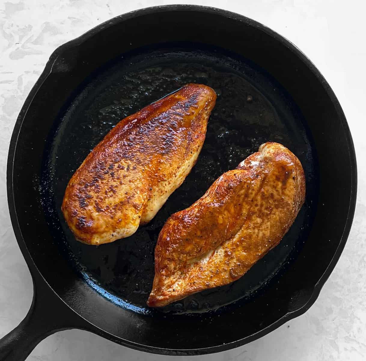 Chicken Cutlets in Cast Iron Skillet Recipe