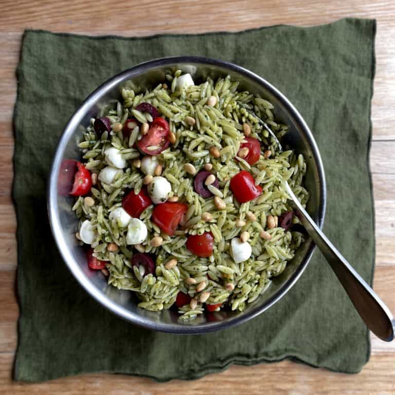 Orzo Pesto Salad Recipe