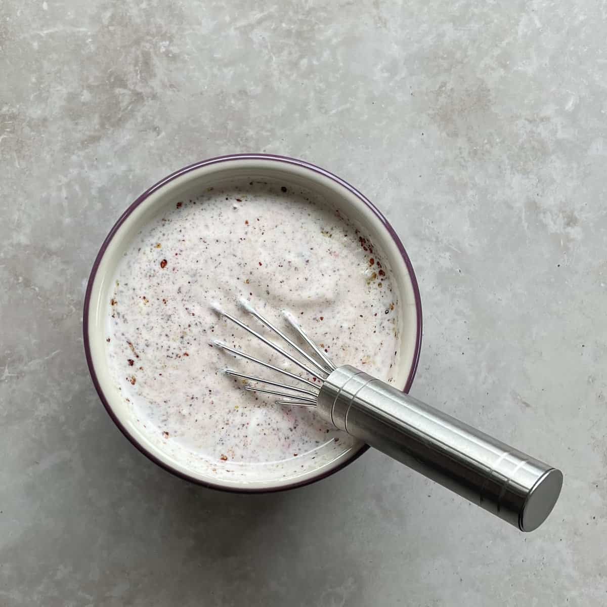 Sumac Dressing (Thick and Creamy!)